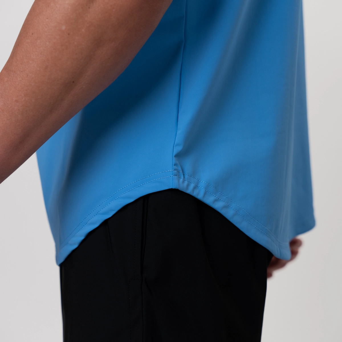 mock neck golf polo